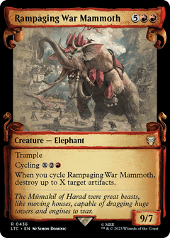 Rampaging War Mammoth [The Lord of the Rings: Tales of Middle-Earth Commander Showcase Scrolls]-1