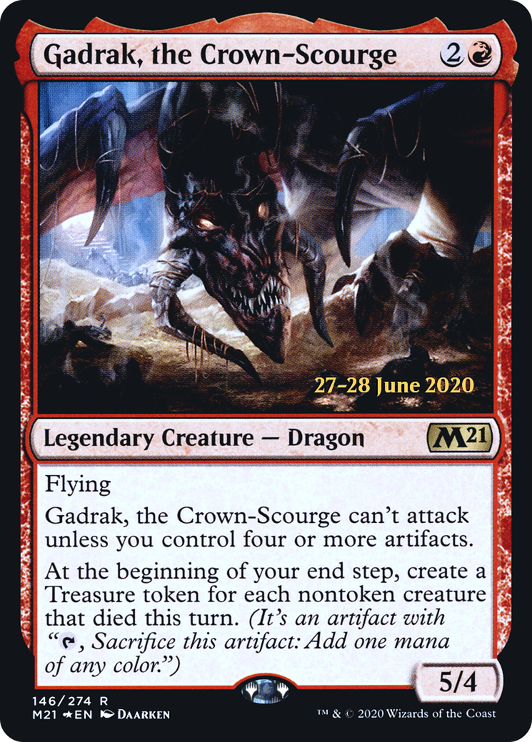 Gadrak, the Crown-Scourge [Core Set 2021 Prerelease Promos]-1