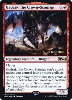 Gadrak, the Crown-Scourge [Core Set 2021 Prerelease Promos]-1