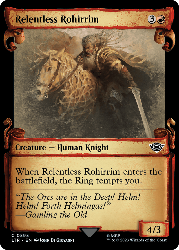 Relentless Rohirrim [The Lord of the Rings: Tales of Middle-Earth Showcase Scrolls]-1