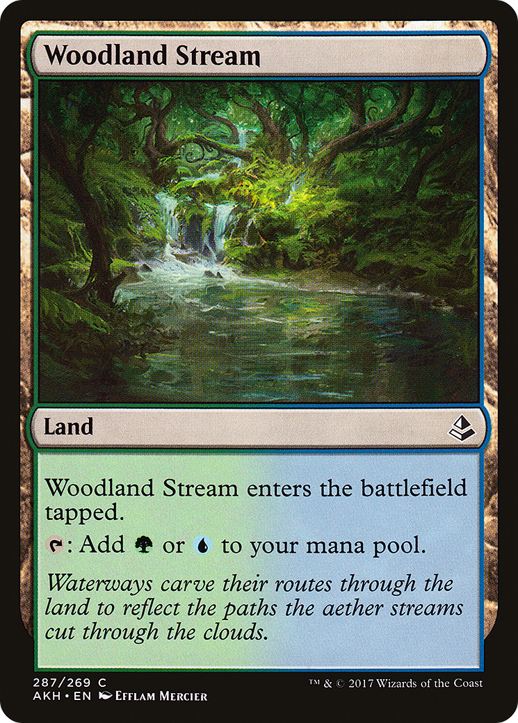 Woodland Stream (AKH-287) - Amonkhet-1