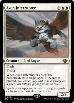 Aven Interrupter (Promo Pack) [Outlaws of Thunder Junction Promos]-1