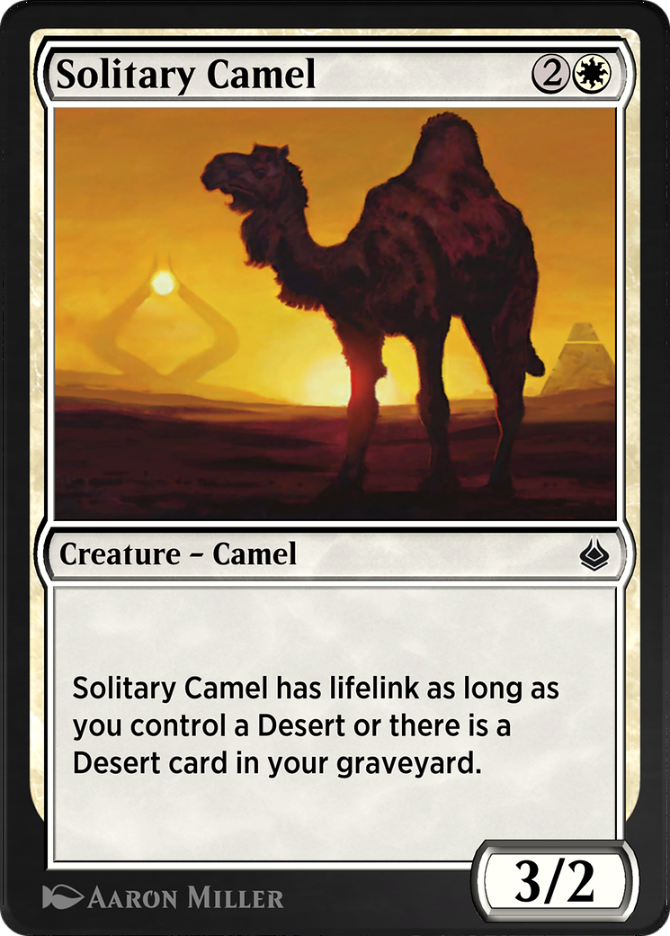 Solitary Camel (AKR-036) - Amonkhet Remastered-1