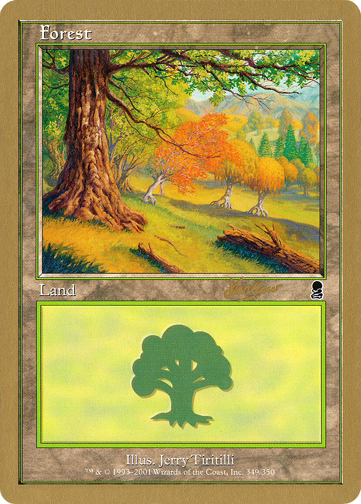 Forest (349) - 2002 Sim Han How (ODY) (WCD-) - World Championship Decks 2002-1