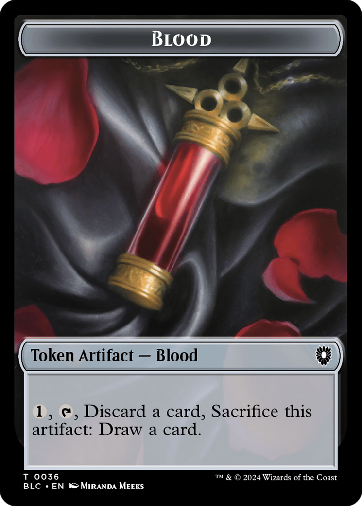 Blood (TBLC-036) - Bloomburrow Commander Tokens
