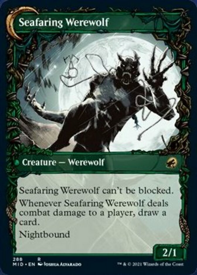 Suspicious Stowaway // Seafaring Werewolf (Showcase Equinox) [Innistrad: Midnight Hunt]-2