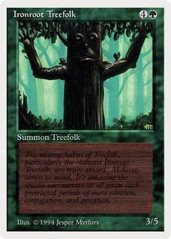 Ironroot Treefolk [Summer Magic / Edgar]-1