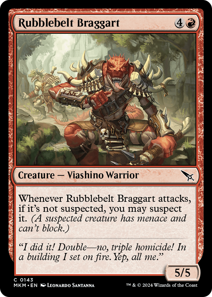 Rubblebelt Braggart [Murders at Karlov Manor]-1