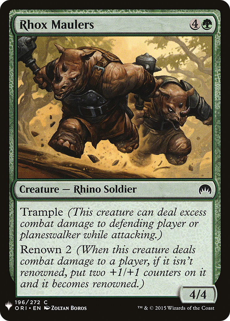Rhox Maulers [Mystery Booster]-1