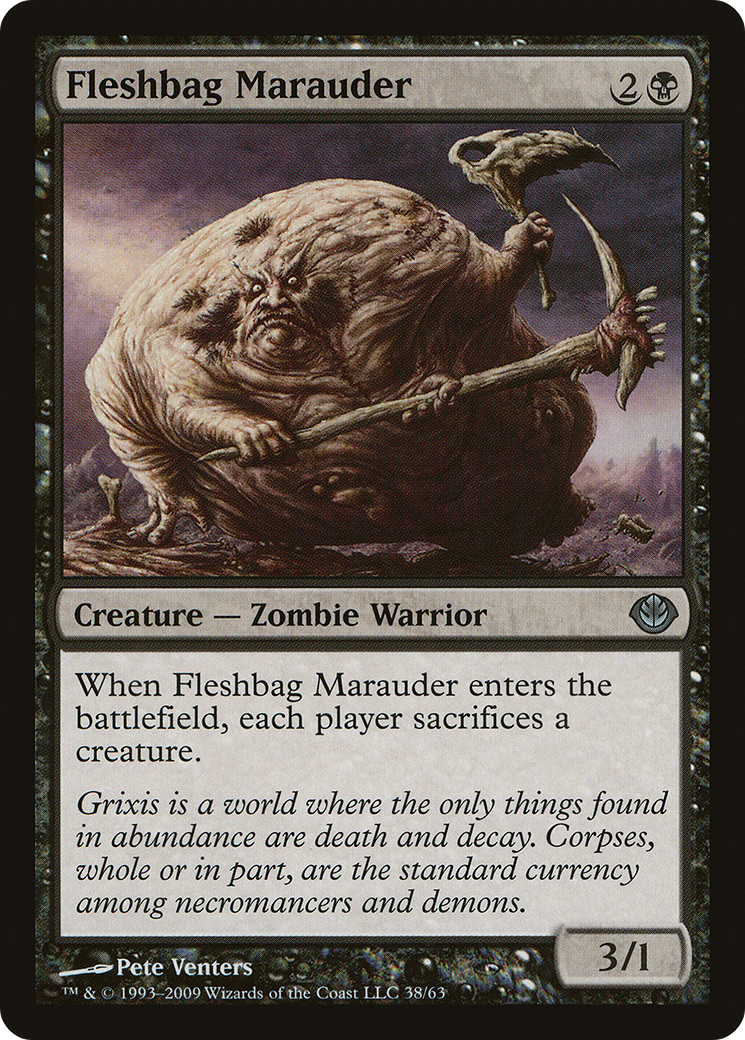 Fleshbag Marauder [Duel Decks: Garruk vs. Liliana]-1