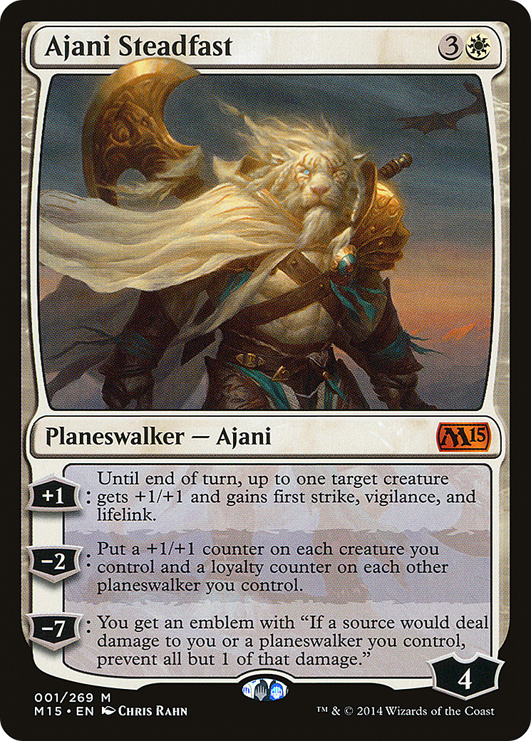 Ajani Steadfast [Magic 2015]-1