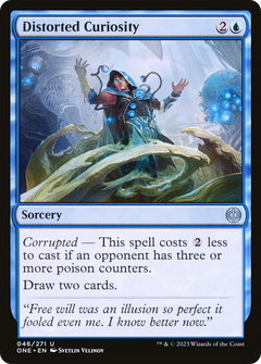 Distorted Curiosity [Phyrexia: All Will Be One]-1
