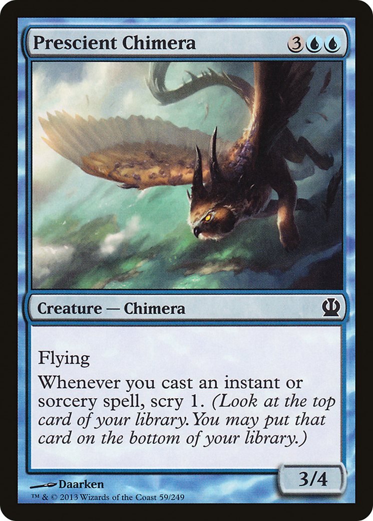Prescient Chimera [Theros]-1