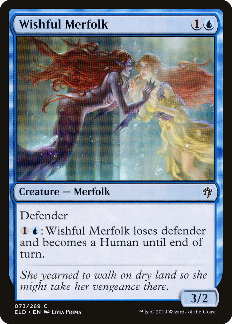 Wishful Merfolk (ELD-073) - Throne of Eldraine-1