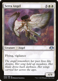 Serra Angel [Dominaria Remastered]-1