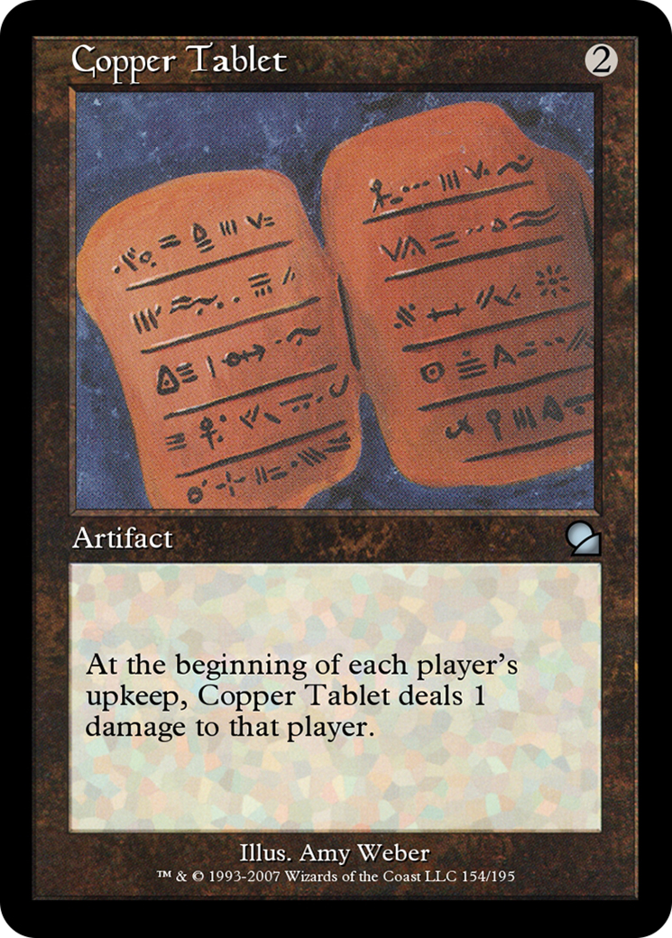 Copper Tablet (ME1-154) - Masters Edition Foil-1