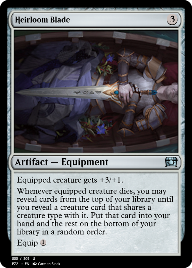 Heirloom Blade (PZ2-65683) - Treasure Chest Foil-1