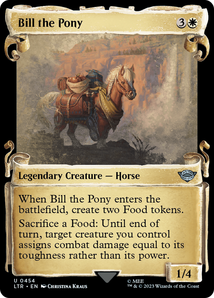 Bill the Pony [The Lord of the Rings: Tales of Middle-Earth Showcase Scrolls]-1