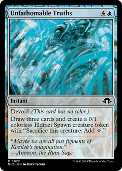 Unfathomable Truths (MH3-077) - Modern Horizons 3: (devoid)-1