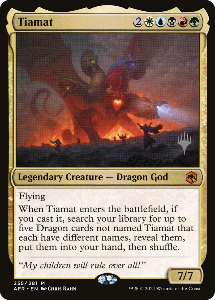 Tiamat (Promo Pack) [Dungeons & Dragons: Adventures in the Forgotten Realms Promos]-1