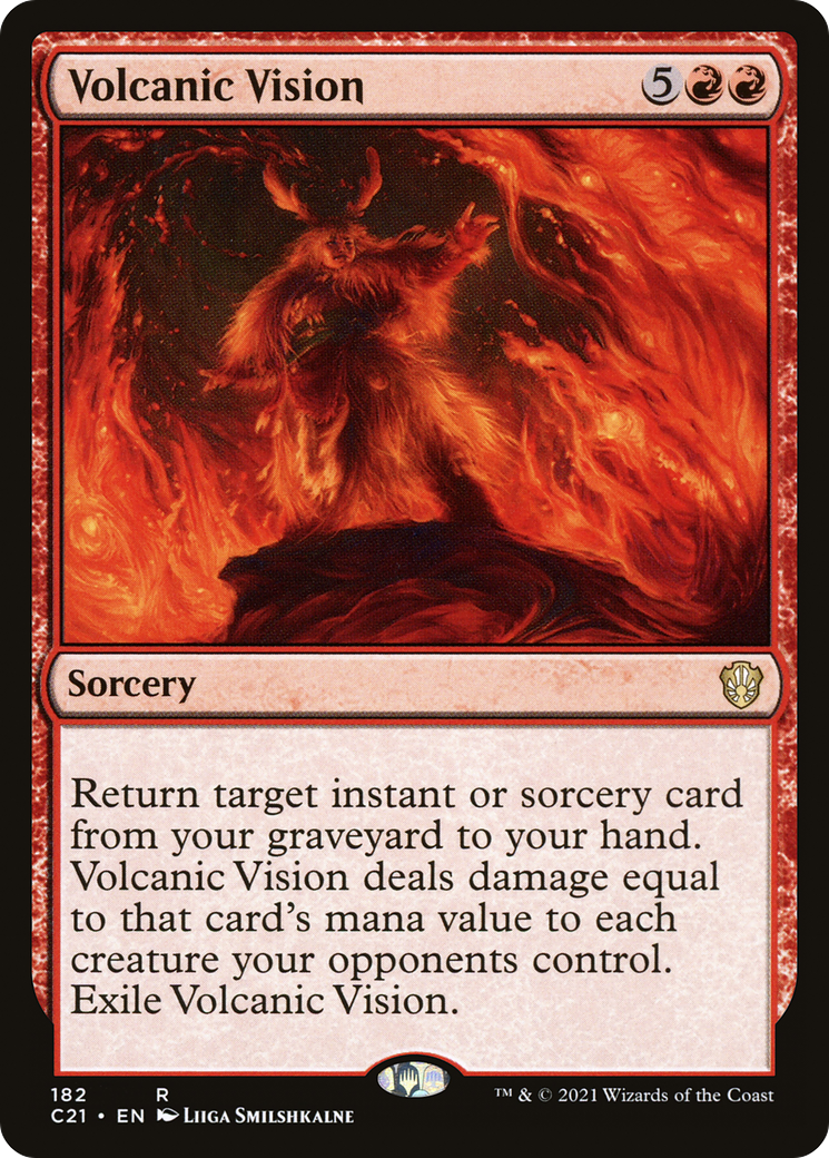 Volcanic Vision (C21-182) - Commander 2021-1