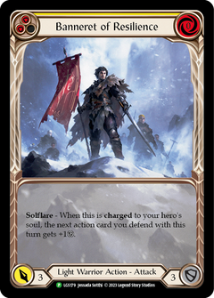 Banneret of Resilience (Extended Art) [LGS179] (Promo)  Rainbow Foil-1