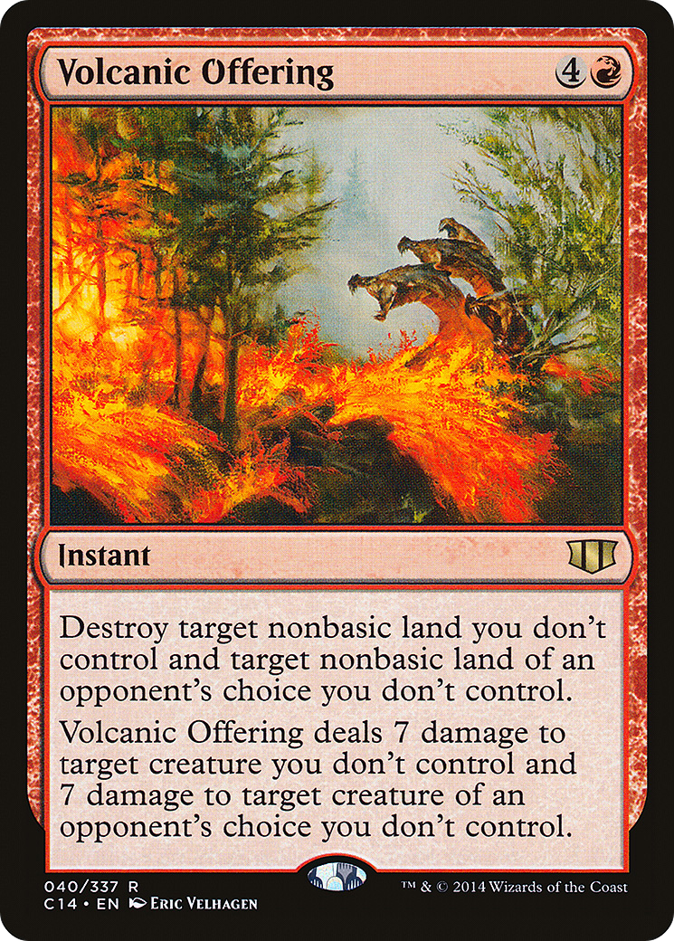 Volcanic Offering (C14-040) - Commander 2014-1