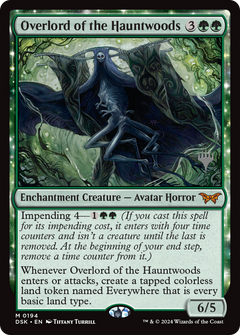 Overlord of the Hauntwoods (Promo Pack) [Duskmourn: House of Horror Promos]-1