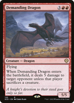 Demanding Dragon [Starter Commander Decks]-1