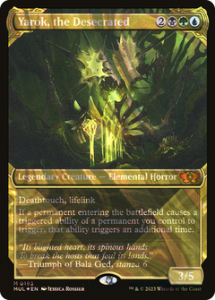Yarok, the Desecrated (Halo Foil) (MUL-193) - Multiverse Legends: (Showcase) Foil-1