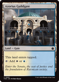 Azorius Guildgate [Foundations]-1