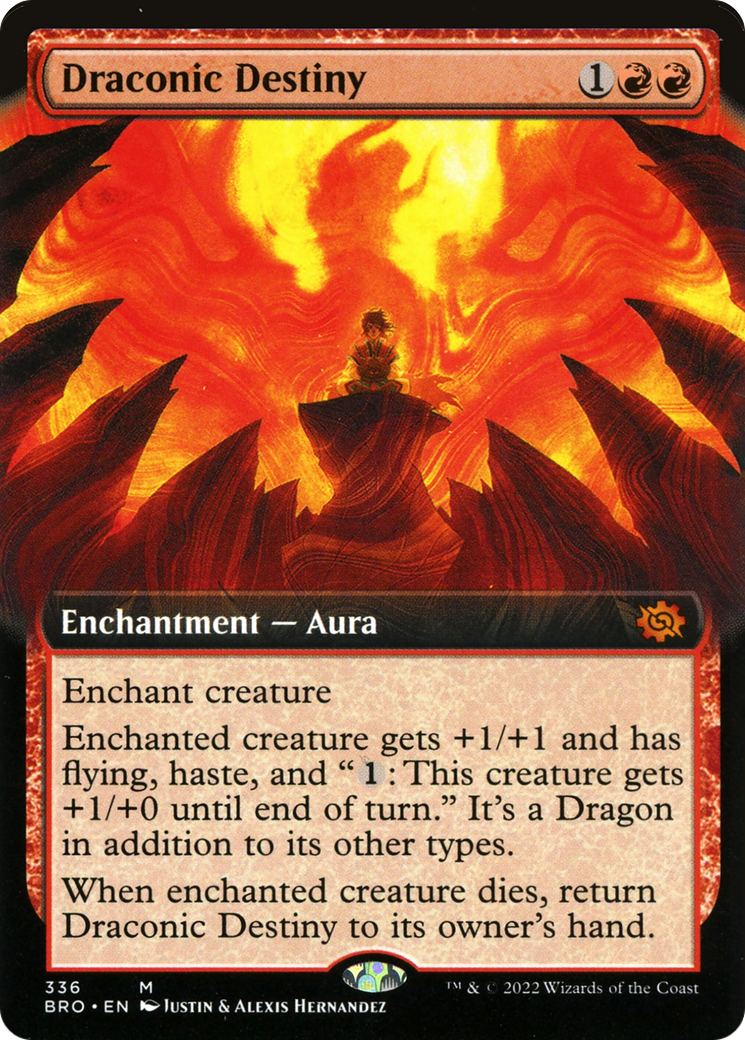Draconic Destiny (Extended Art) [The Brothers' War]-1