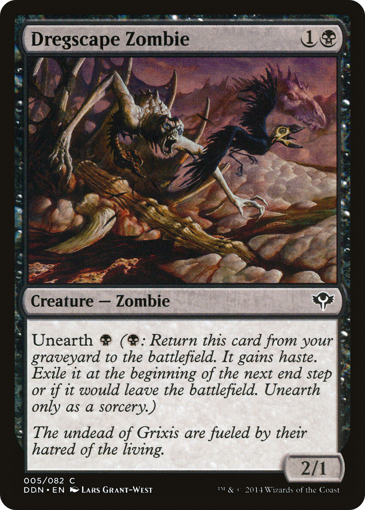 Dregscape Zombie [Duel Decks: Speed vs. Cunning]-1