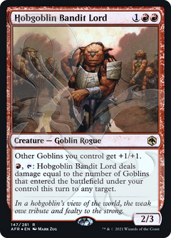 Hobgoblin Bandit Lord (Ampersand Promo) [Dungeons & Dragons: Adventures in the Forgotten Realms Promos]-1