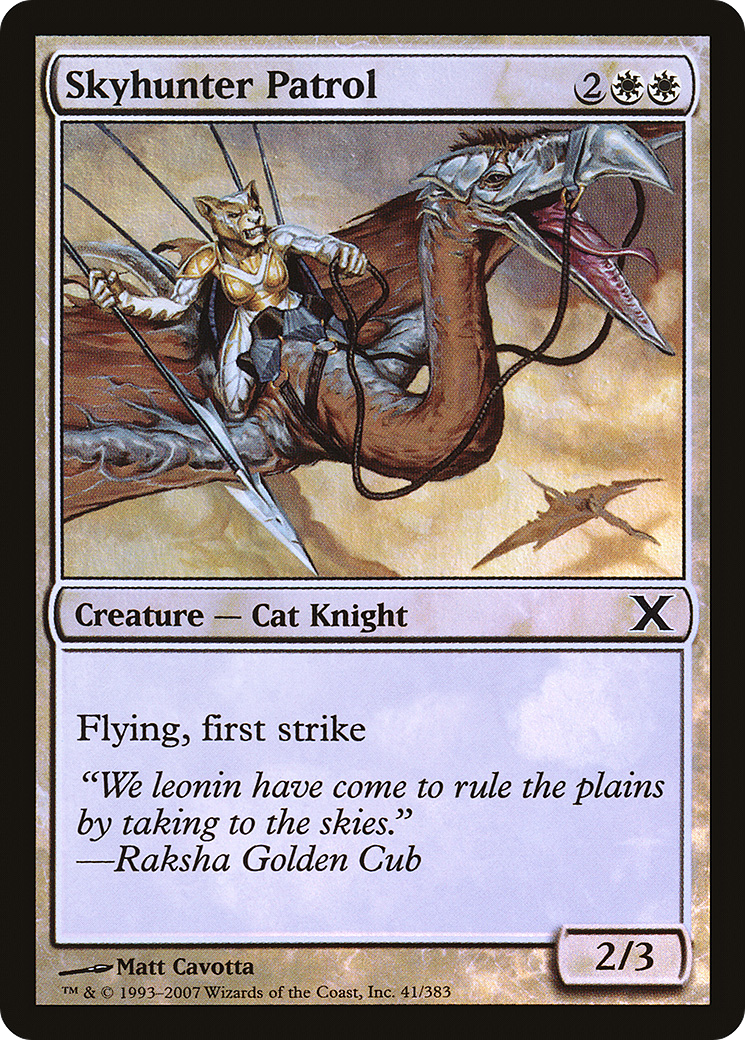 Skyhunter Patrol (10E-41★) - Tenth Edition Foil-1