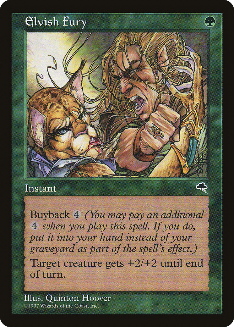 Elvish Fury [Tempest]-1