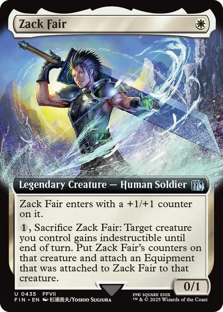 Zack Fair (Extended Art) (FIN-435) - FINAL FANTASY: (Extended Art) Foil-1