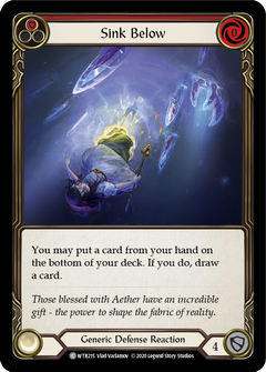Sink Below (Red) [U-WTR215] (Welcome to Rathe Unlimited)  Unlimited Rainbow Foil-2
