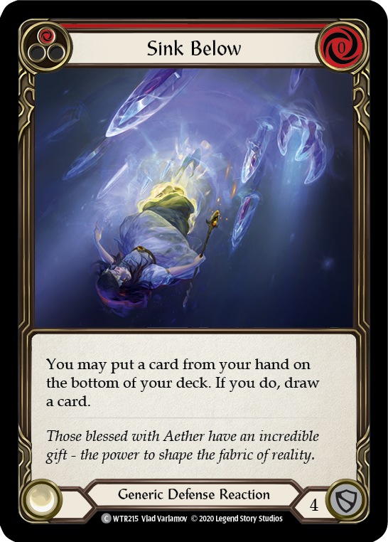 Sink Below (Red) [U-WTR215] (Welcome to Rathe Unlimited)  Unlimited Rainbow Foil-2