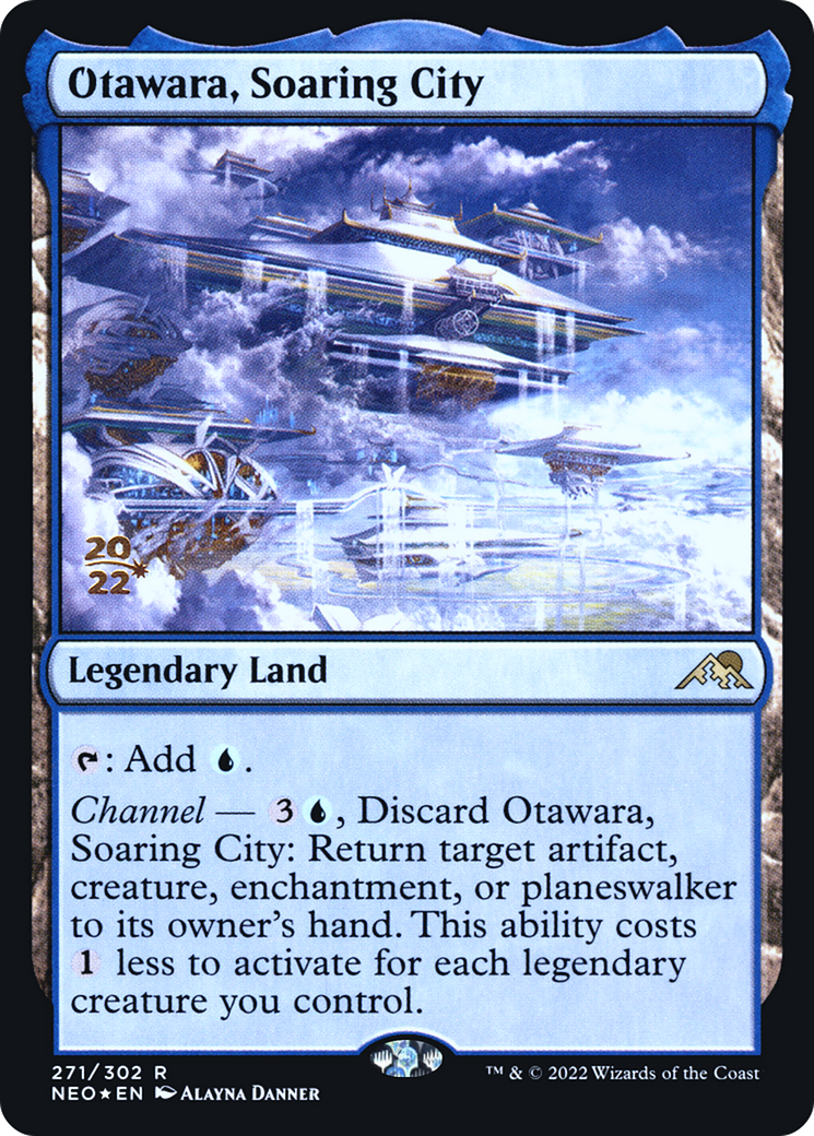 Otawara, Soaring City [Kamigawa: Neon Dynasty Prerelease Promos]-1