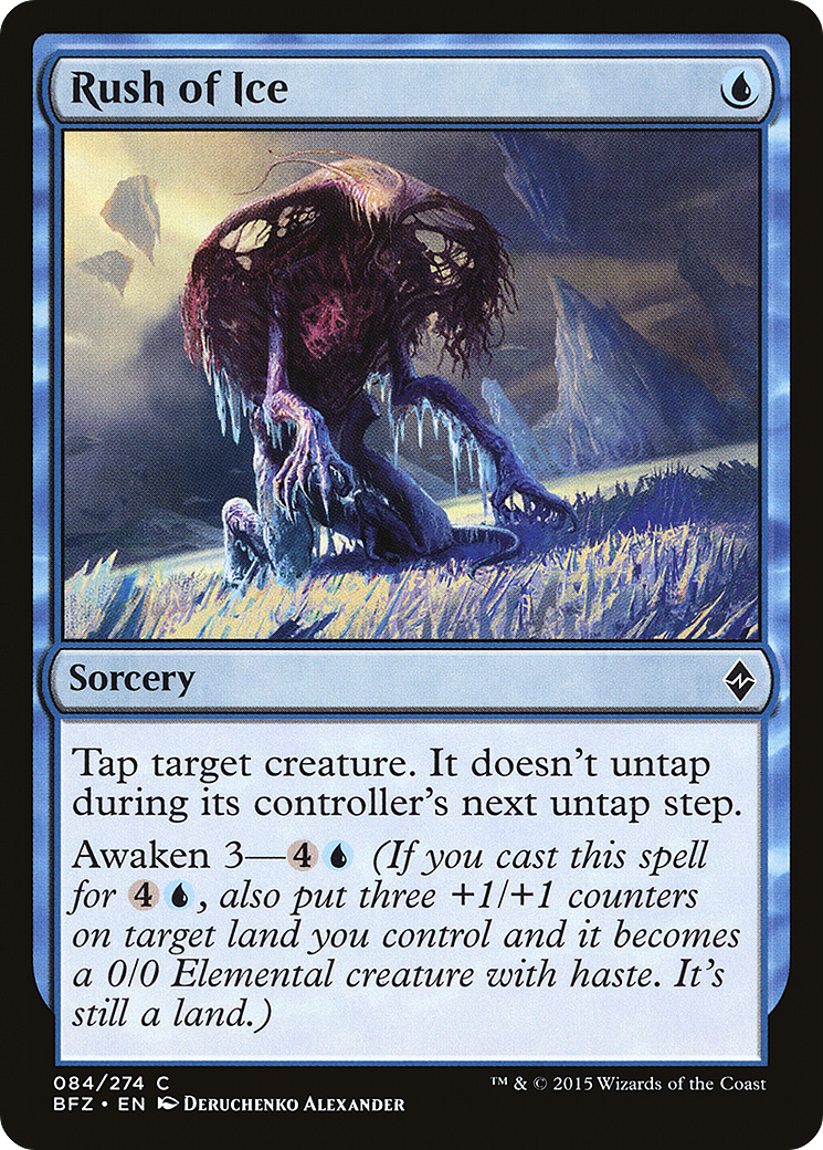 Rush of Ice [Battle for Zendikar]-1