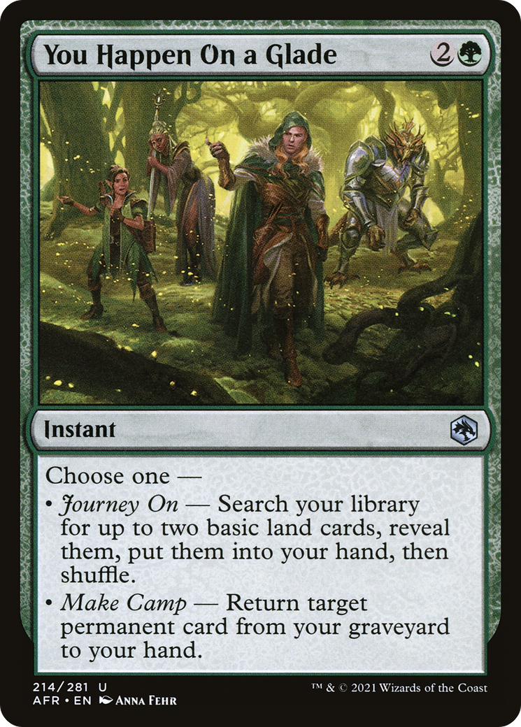 You Happen On a Glade (AFR-214) - Adventures in the Forgotten Realms Foil-1