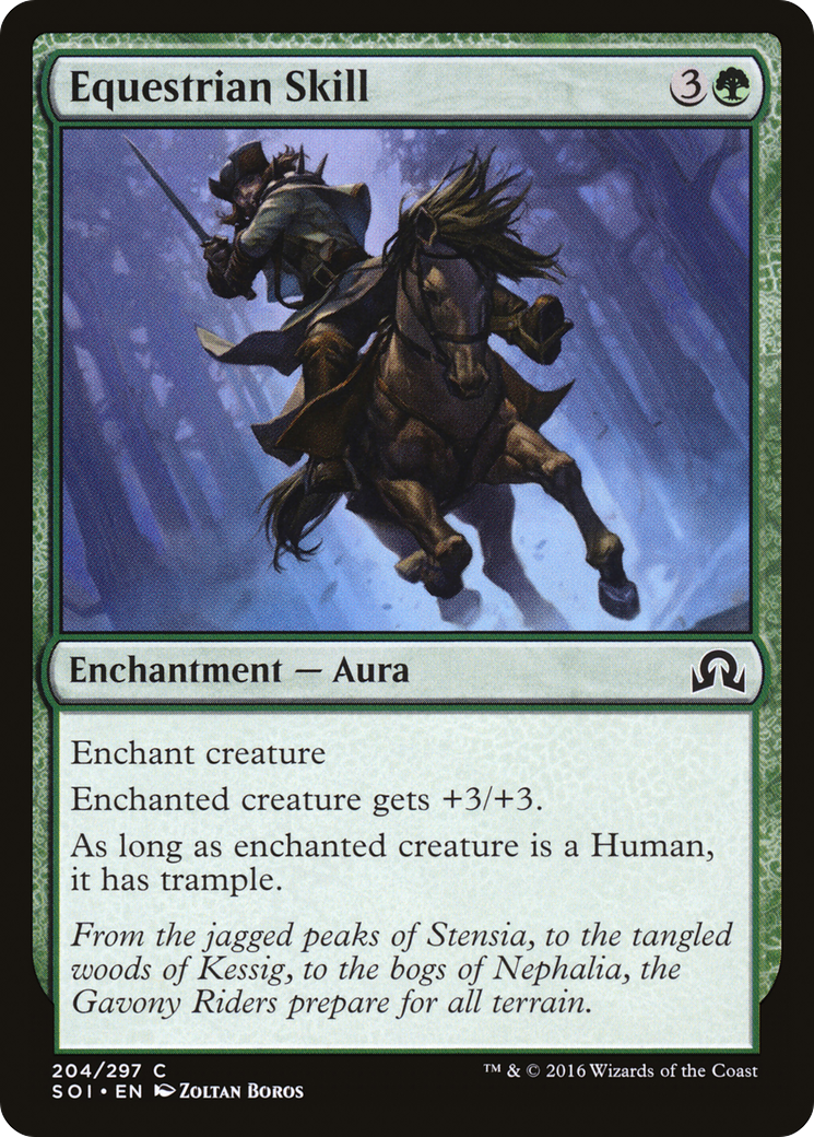 Equestrian Skill [Shadows over Innistrad]-1