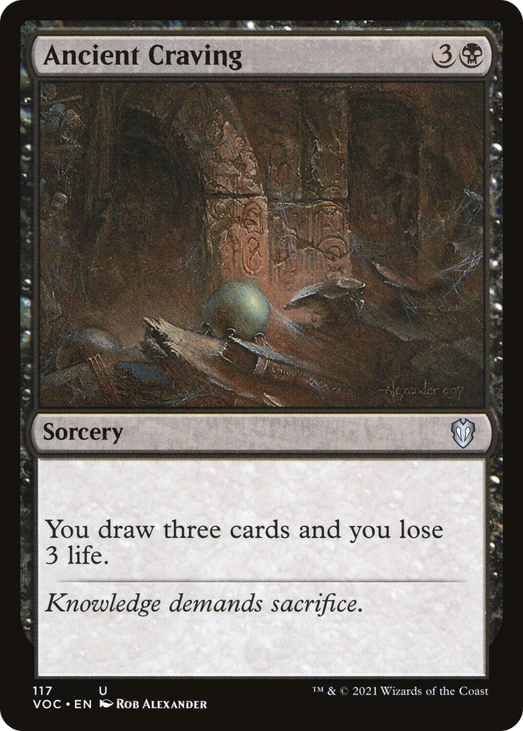 Ancient Craving [Innistrad: Crimson Vow Commander]-1
