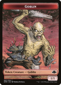 Goblin (TDMR-007) - Dominaria Remastered Tokens-1