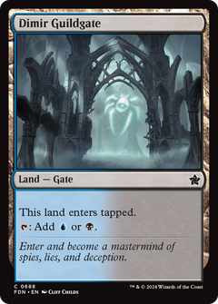 Dimir Guildgate [Foundations]-1