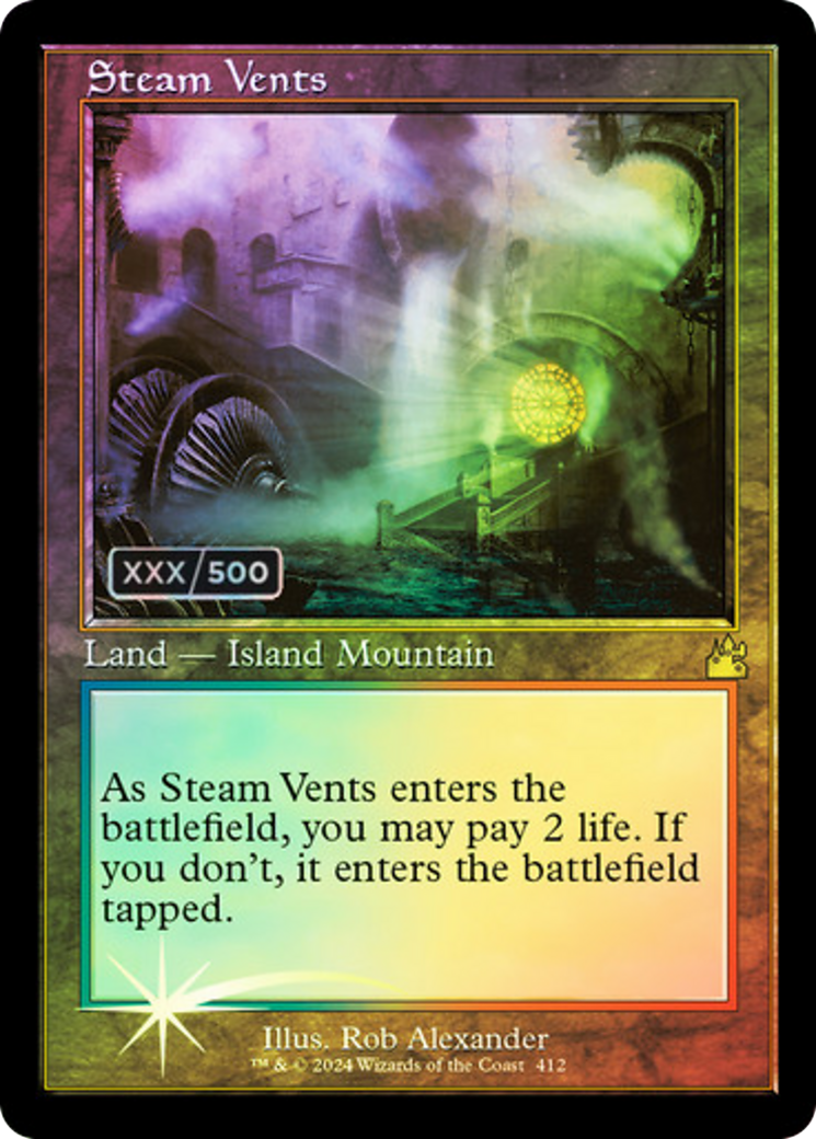 Steam Vents (Retro) (Serialized) [Ravnica Remastered]-1