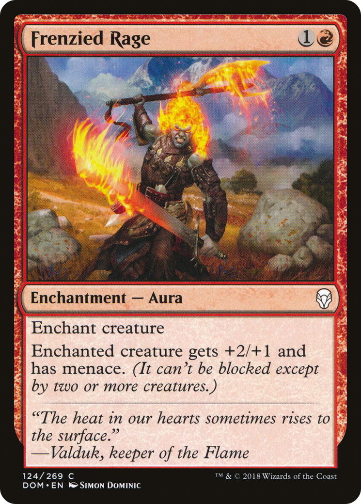 Frenzied Rage [Dominaria]-1