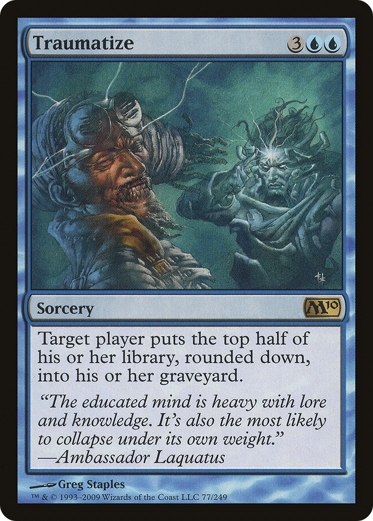 Traumatize (M10-077) - Magic 2010 Foil-1