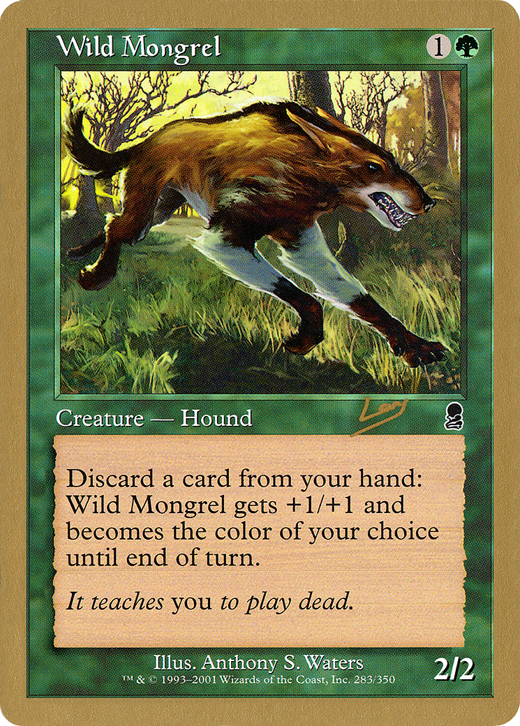 Wild Mongrel - 2002 Raphael Levy (ODY) (WCD-) - World Championship Decks 2002-1